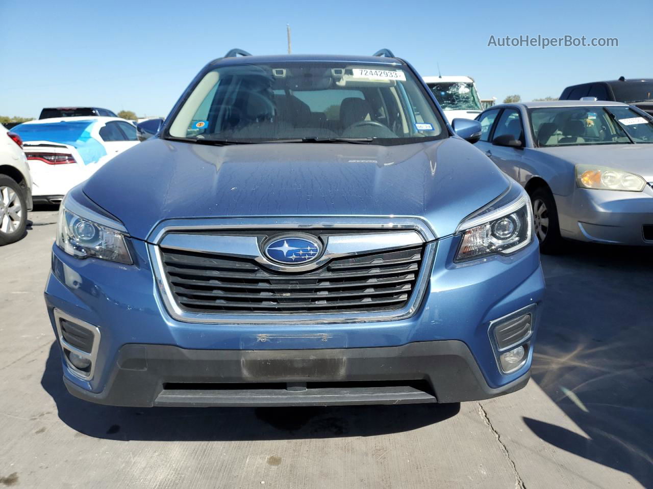 2020 Subaru Forester Limited Синий vin: JF2SKAUC4LH564643