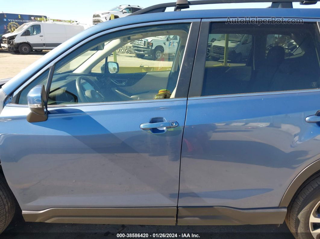 2019 Subaru Forester Limited Blue vin: JF2SKAUC5KH495525