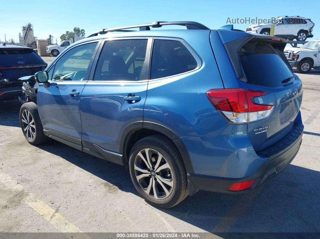 2019 Subaru Forester Limited Blue vin: JF2SKAUC5KH495525