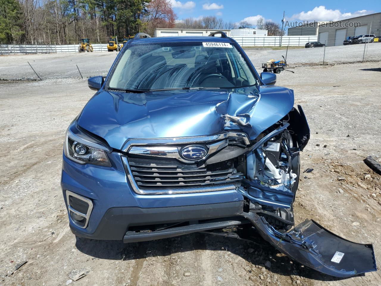 2019 Subaru Forester Limited Blue vin: JF2SKAUC5KH577531