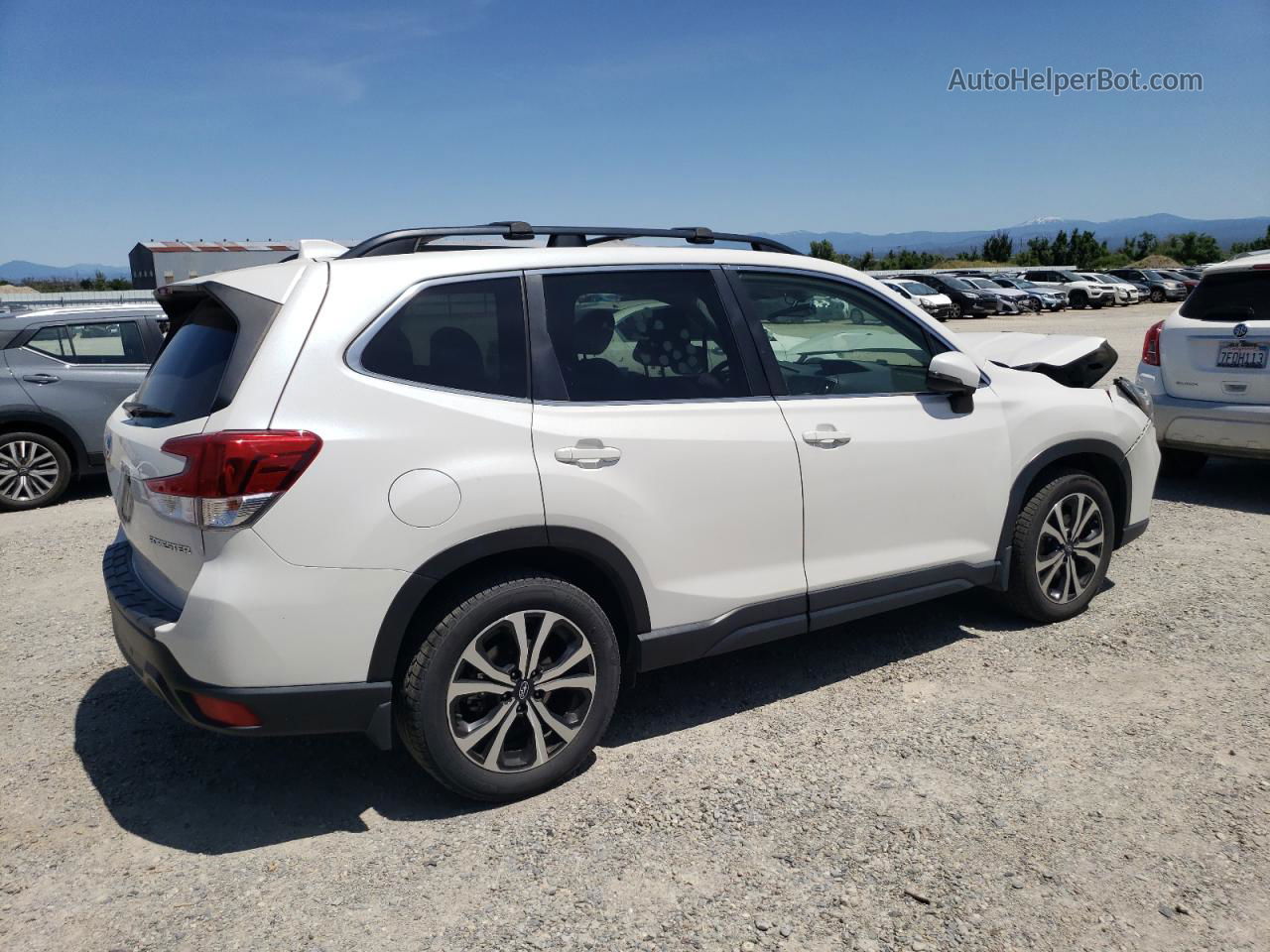 2019 Subaru Forester Limited Белый vin: JF2SKAUC5KH579117