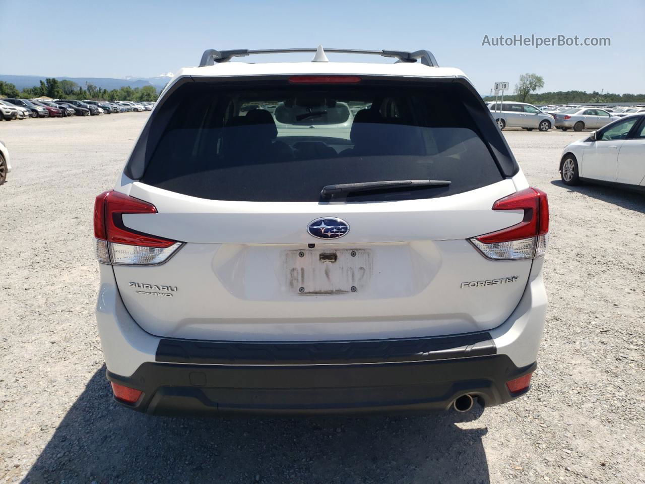 2019 Subaru Forester Limited White vin: JF2SKAUC5KH579117