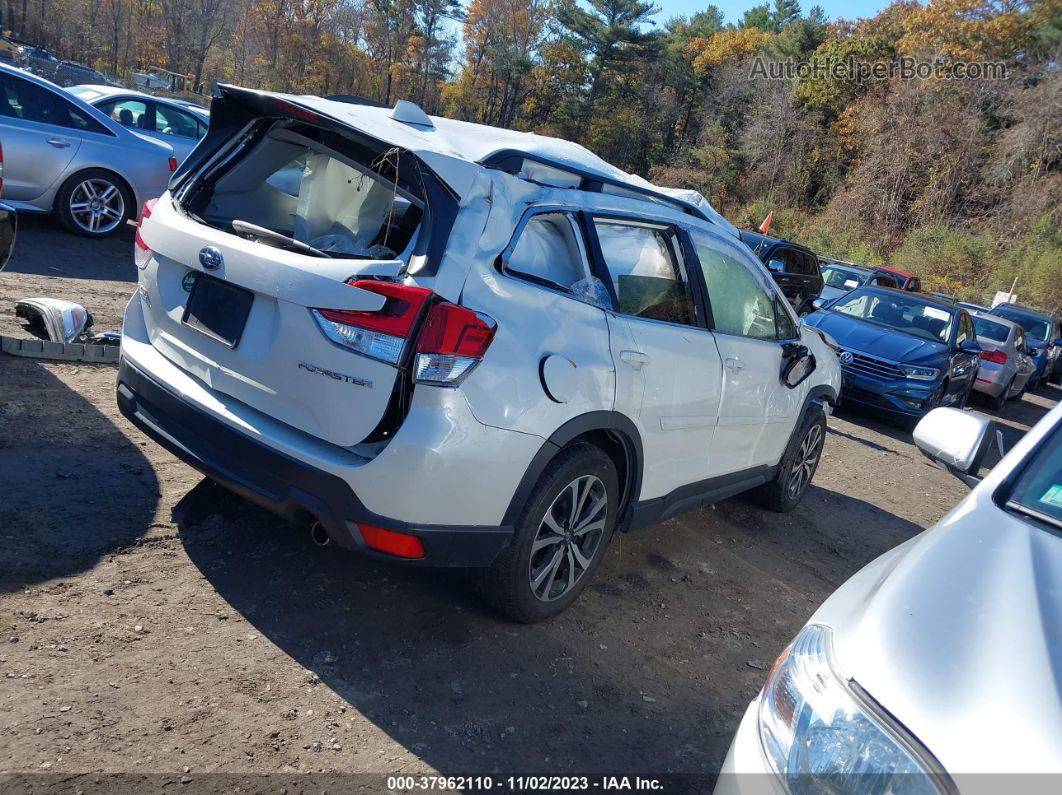 2019 Subaru Forester Limited White vin: JF2SKAUC6KH509335