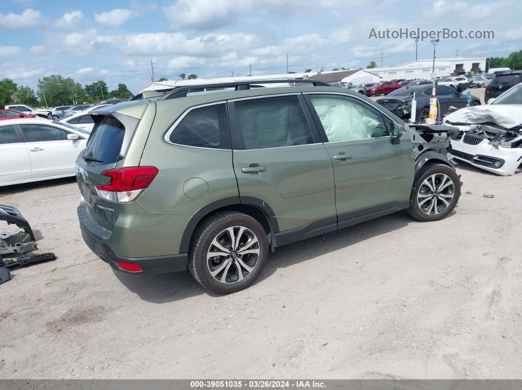 2020 Subaru Forester Limited Green vin: JF2SKAUC6LH400858