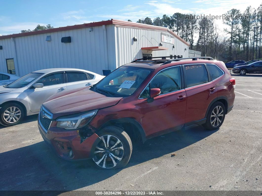 2020 Subaru Forester Limited Burgundy vin: JF2SKAUC7LH427437