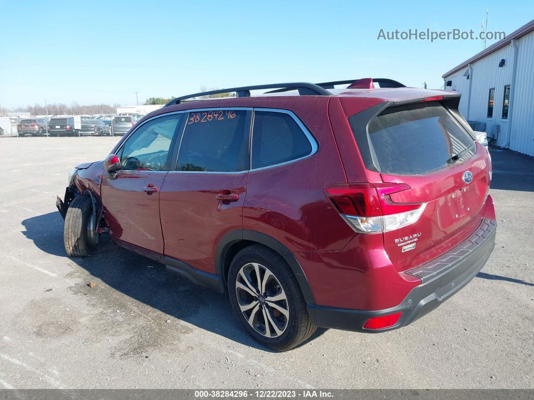 2020 Subaru Forester Limited Burgundy vin: JF2SKAUC7LH427437