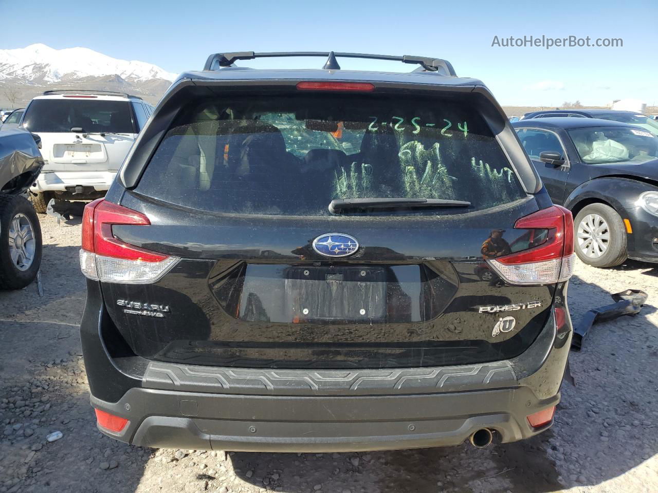 2019 Subaru Forester Limited Черный vin: JF2SKAUC8KH454919