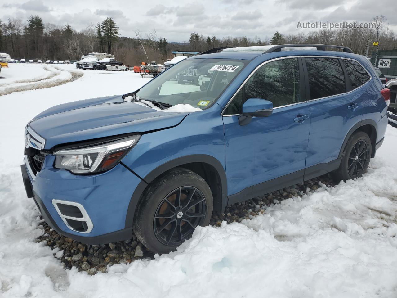 2020 Subaru Forester Limited Синий vin: JF2SKAUC9LH495660