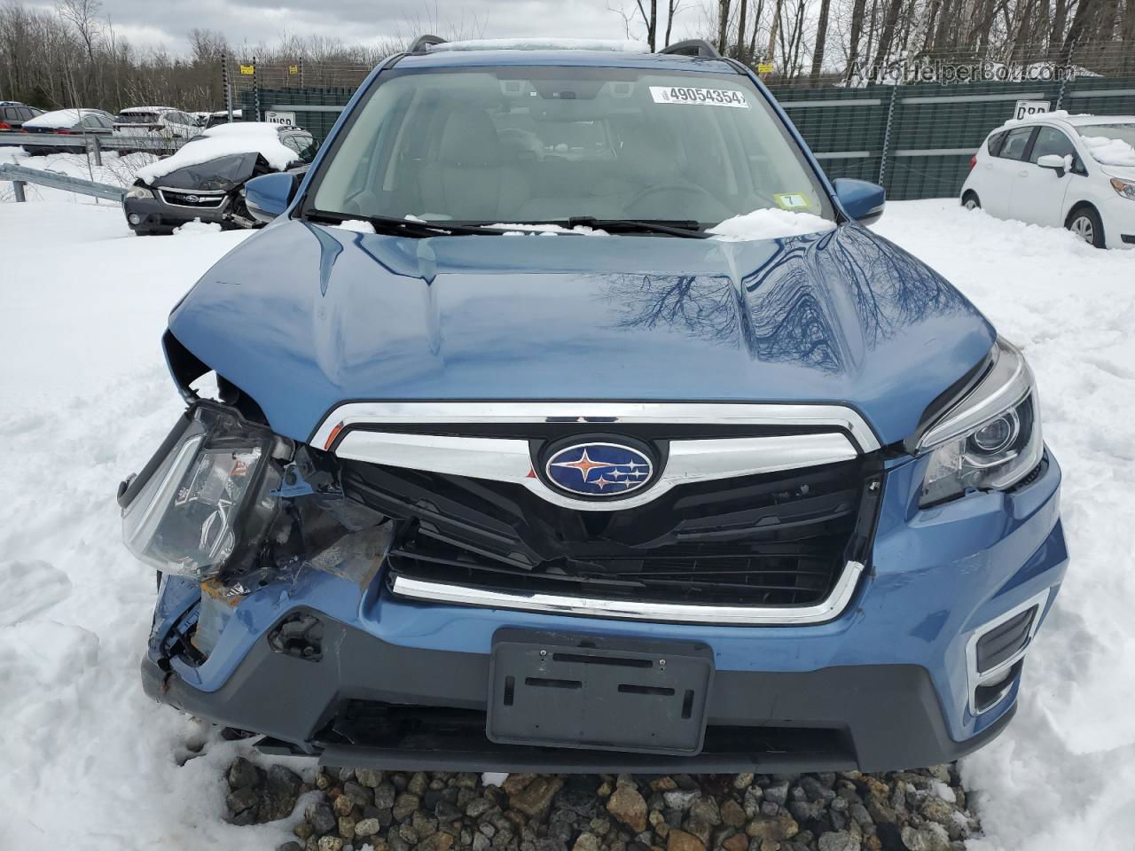 2020 Subaru Forester Limited Синий vin: JF2SKAUC9LH495660