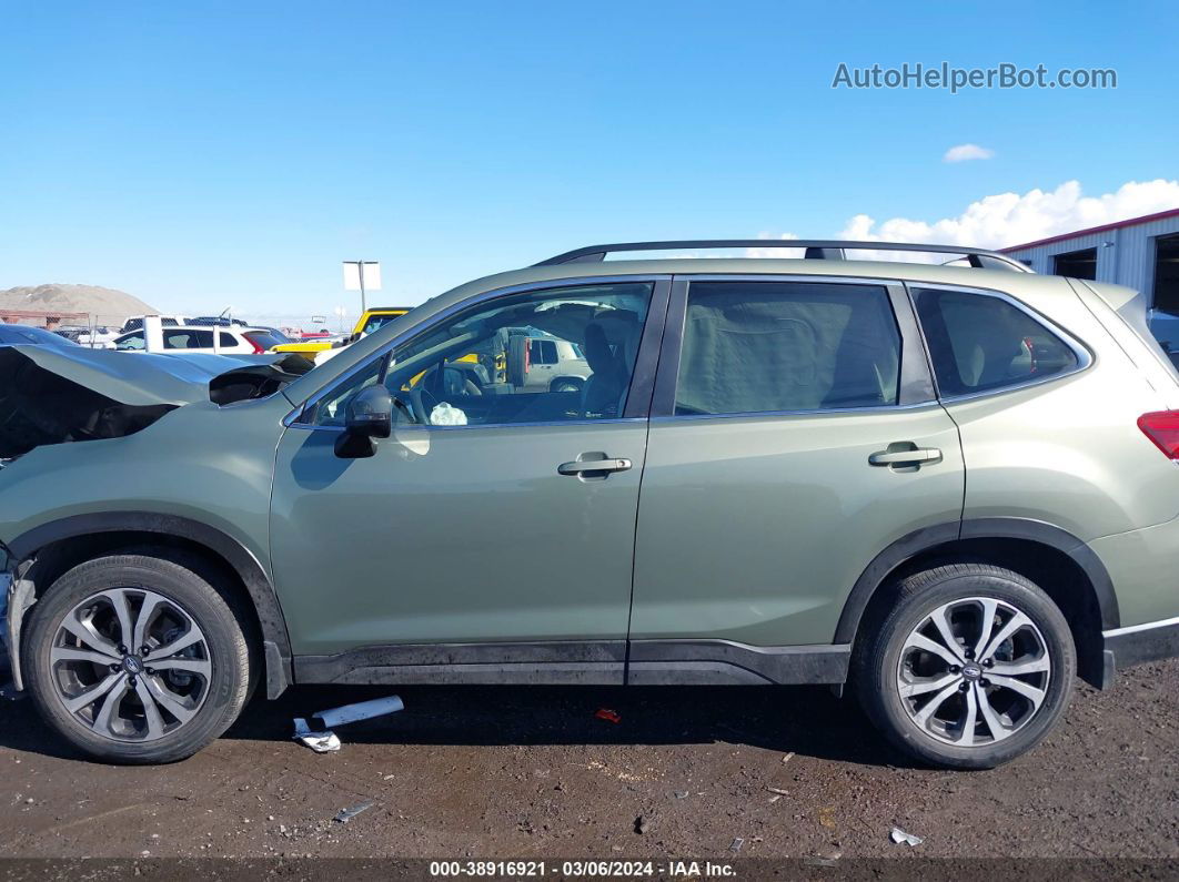 2019 Subaru Forester Limited Green vin: JF2SKAUCXKH585317