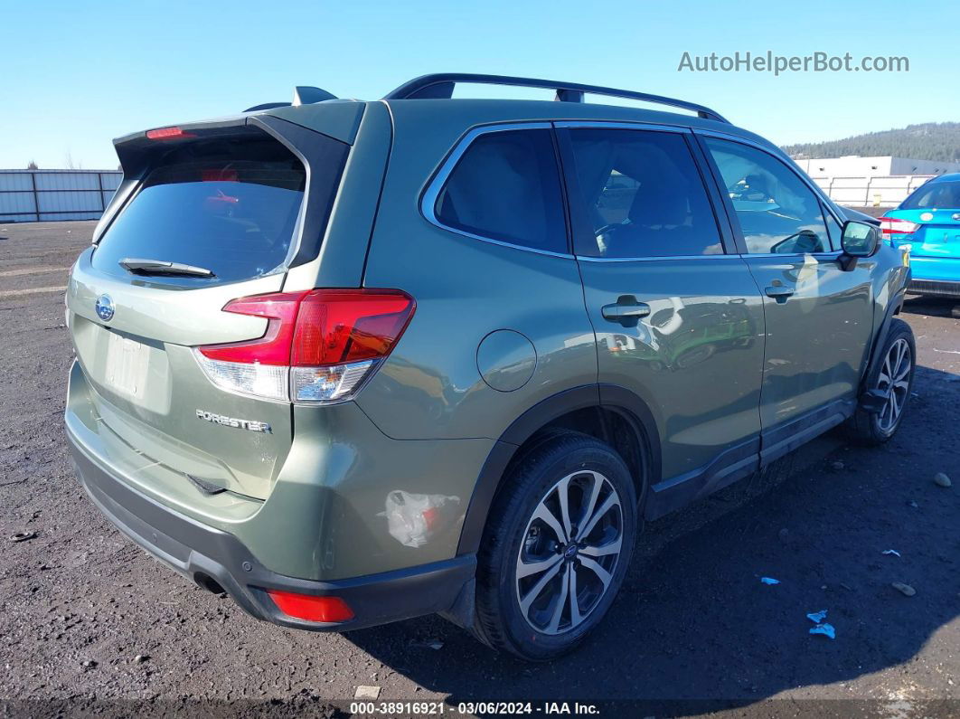 2019 Subaru Forester Limited Green vin: JF2SKAUCXKH585317