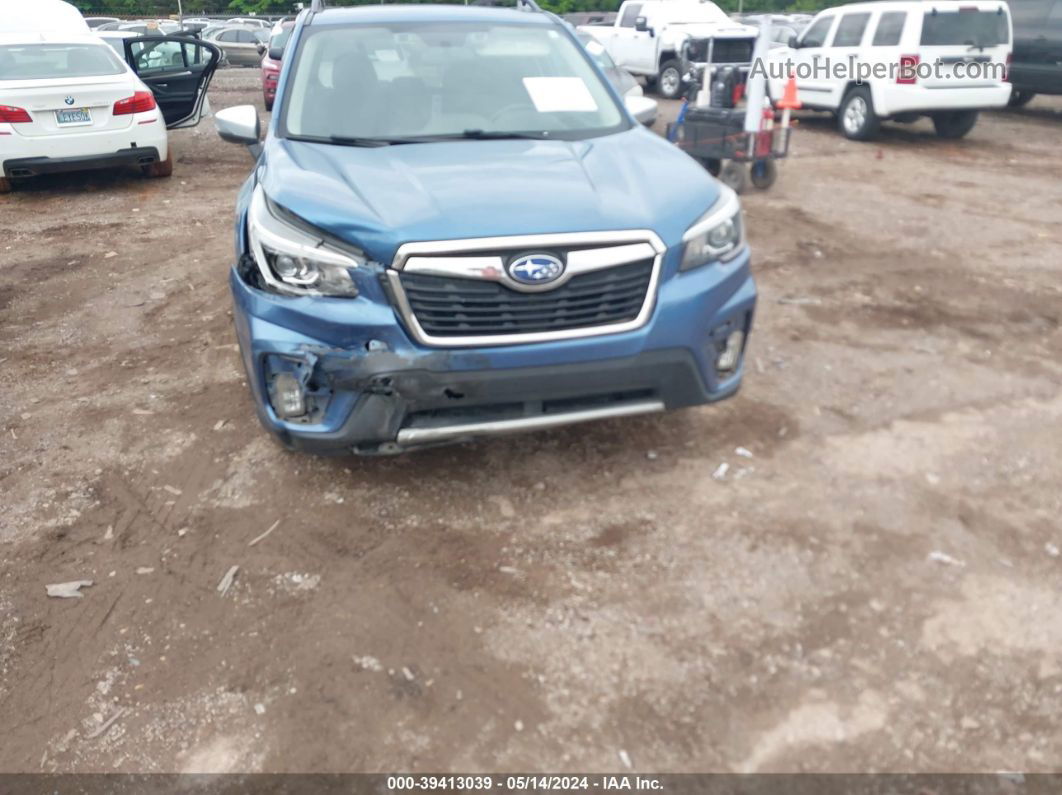 2019 Subaru Forester Touring Blue vin: JF2SKAWC0KH483554