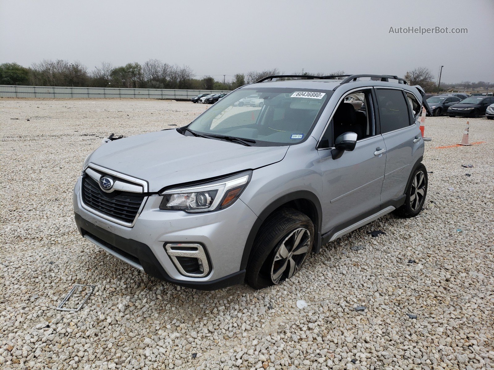 2019 Subaru Forester Touring Silver vin: JF2SKAWC0KH589633