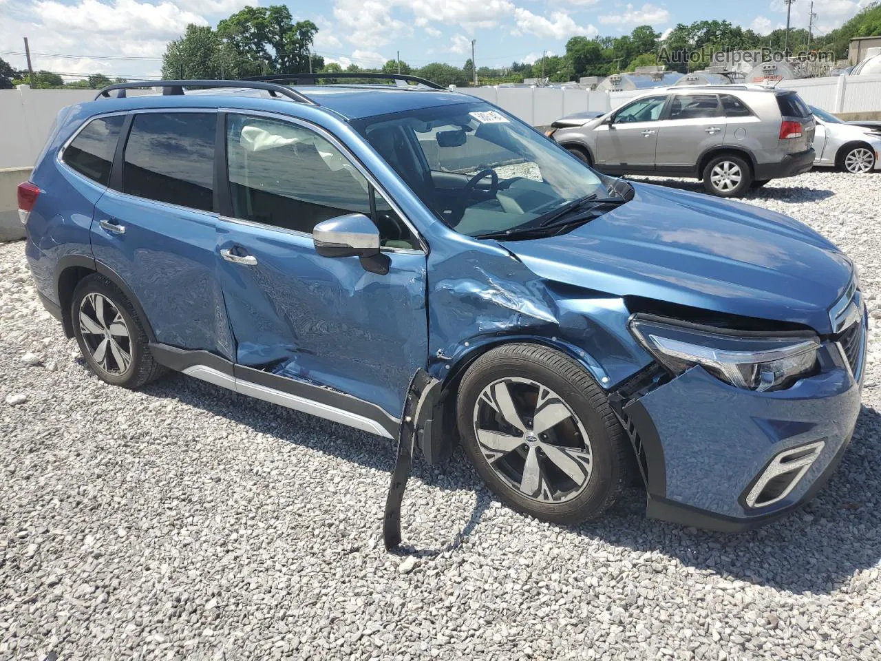 2019 Subaru Forester Touring Blue vin: JF2SKAWC1KH563641