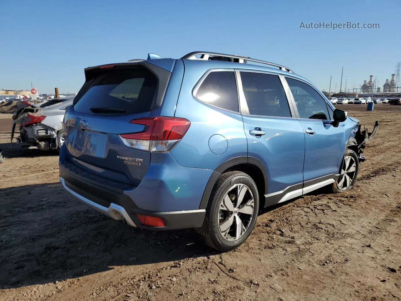 2019 Subaru Forester Touring Blue vin: JF2SKAWC2KH572560