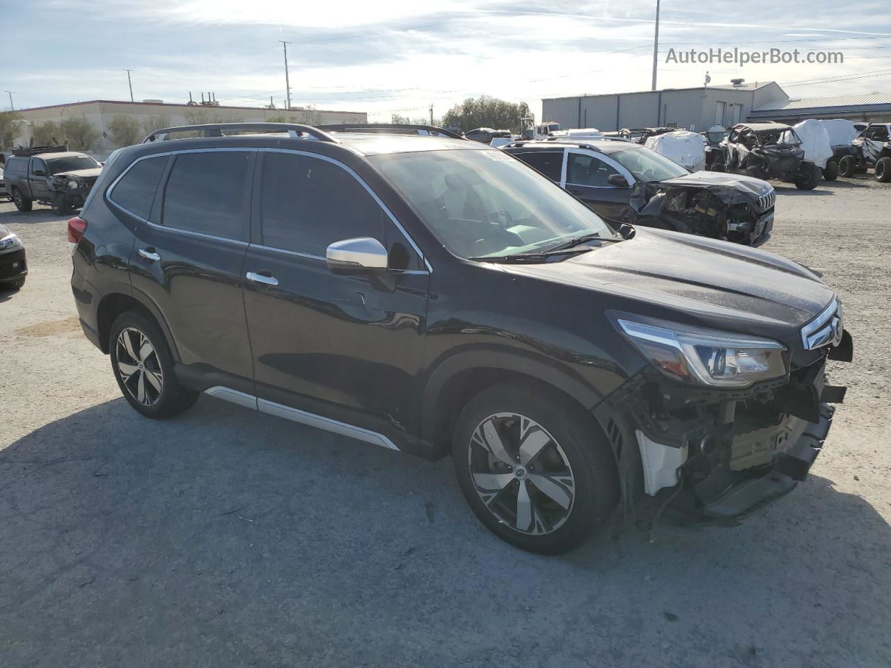 2019 Subaru Forester Touring Black vin: JF2SKAWC3KH441346