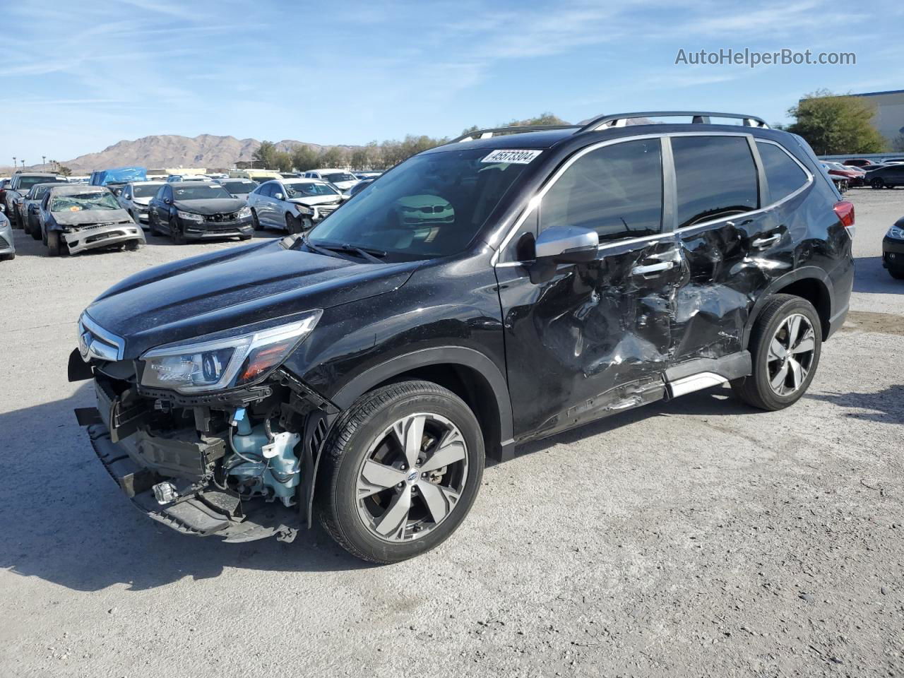 2019 Subaru Forester Touring Black vin: JF2SKAWC3KH441346