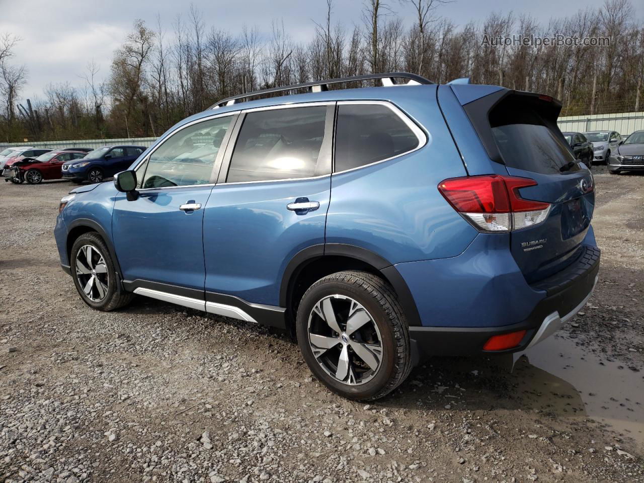 2019 Subaru Forester Touring Blue vin: JF2SKAWC3KH531774