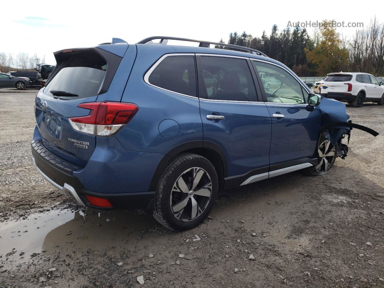 2019 Subaru Forester Touring Blue vin: JF2SKAWC3KH531774