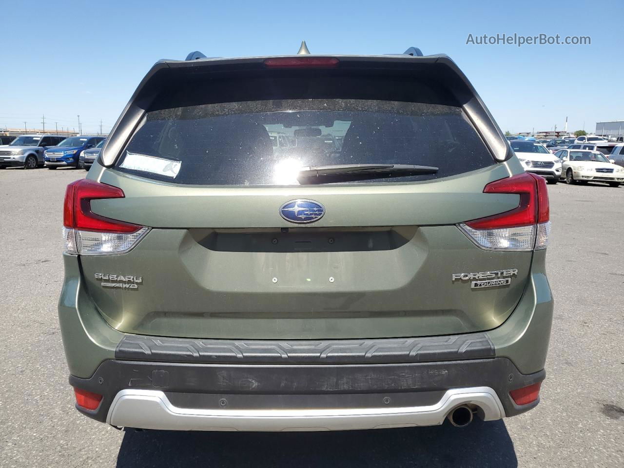 2019 Subaru Forester Touring Green vin: JF2SKAWC7KH497564