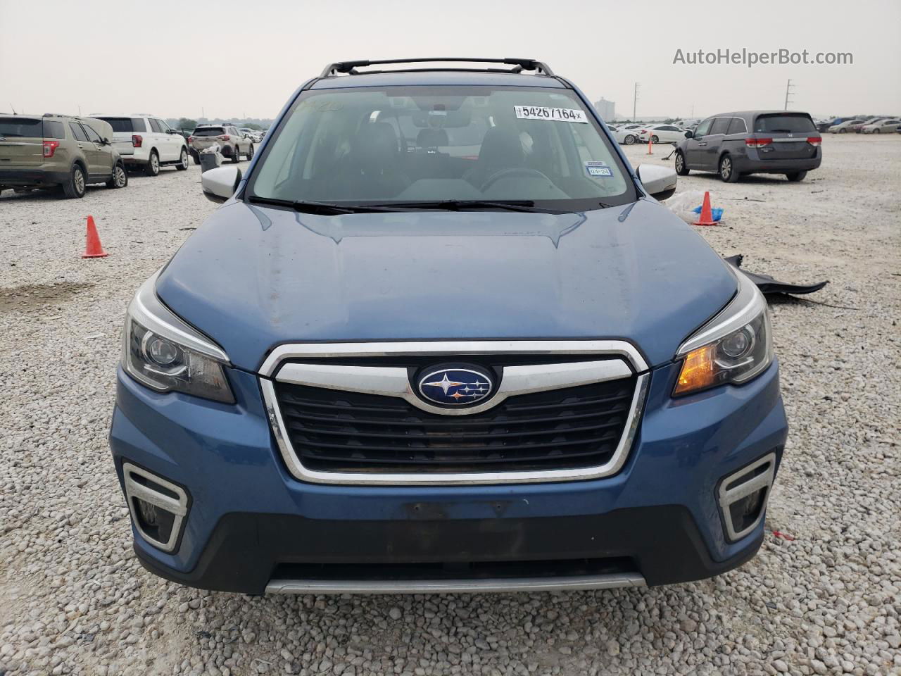 2019 Subaru Forester Touring Blue vin: JF2SKAWC7KH510619