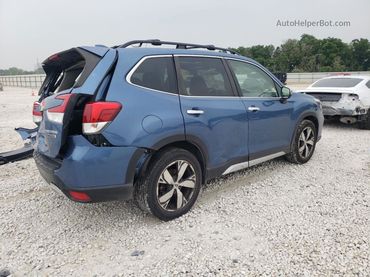 2019 Subaru Forester Touring Blue vin: JF2SKAWC7KH510619