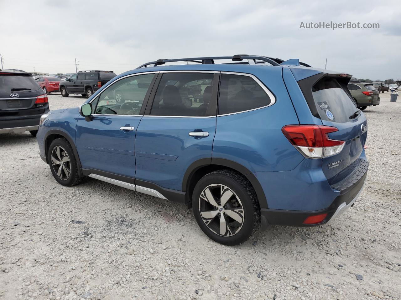 2019 Subaru Forester Touring Blue vin: JF2SKAWC9KH429816