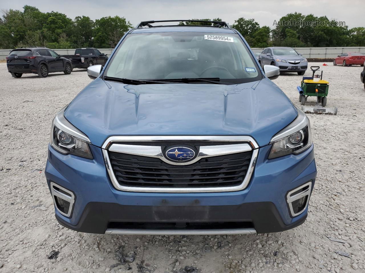 2019 Subaru Forester Touring Blue vin: JF2SKAWC9KH429816