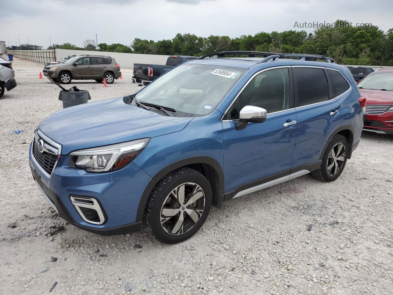 2019 Subaru Forester Touring Blue vin: JF2SKAWC9KH429816