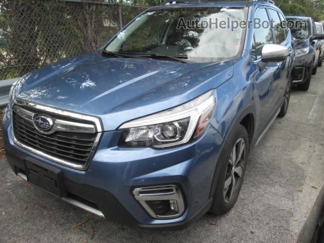 2019 Subaru Forester Touring Blue vin: JF2SKAWC9KH523114