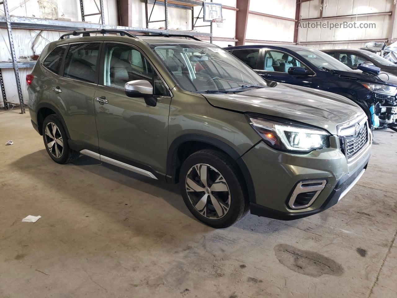 2019 Subaru Forester Touring Зеленый vin: JF2SKAWCXKH564531