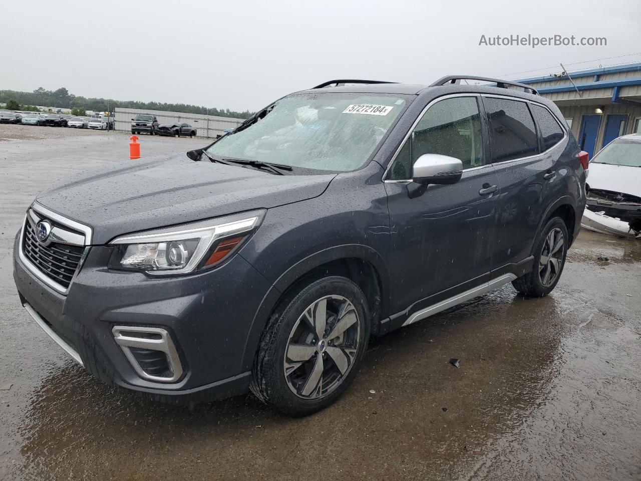 2020 Subaru Forester Touring Gray vin: JF2SKAXC4LH508004