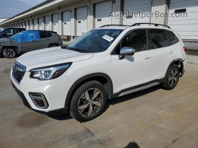 2020 Subaru Forester Touring White vin: JF2SKAXC5LH595055