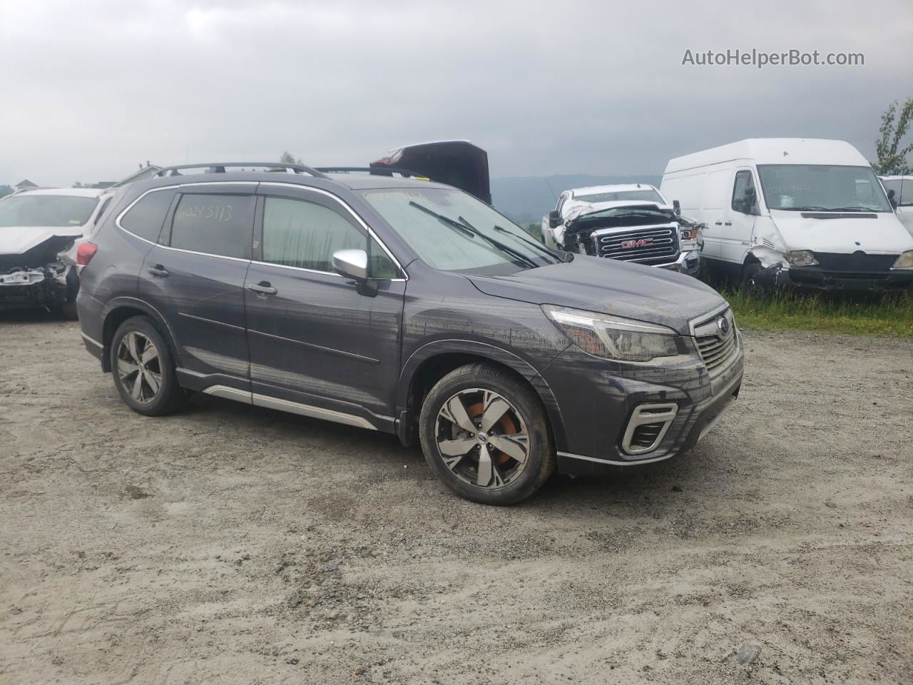 2020 Subaru Forester Touring Серый vin: JF2SKAXC6LH444810