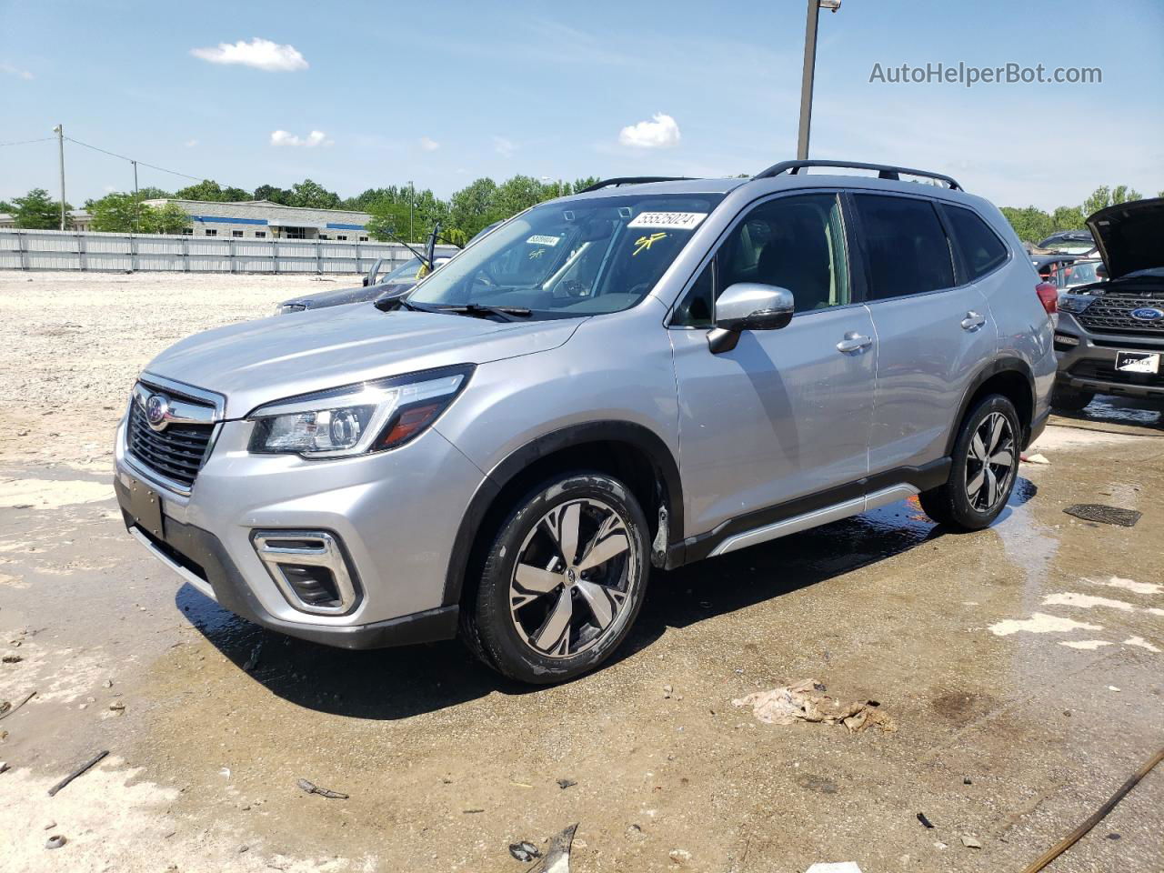 2020 Subaru Forester Touring Серебряный vin: JF2SKAXC7LH476696