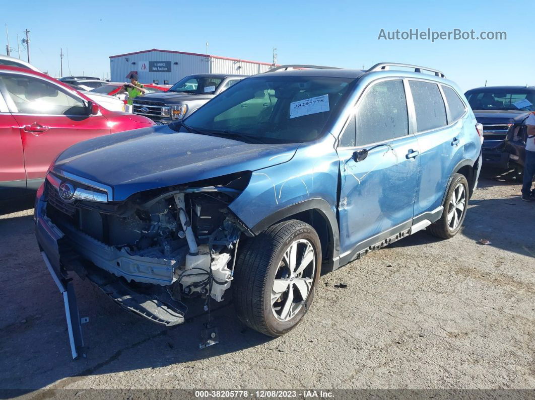 2020 Subaru Forester Touring Синий vin: JF2SKAXC8LH508698