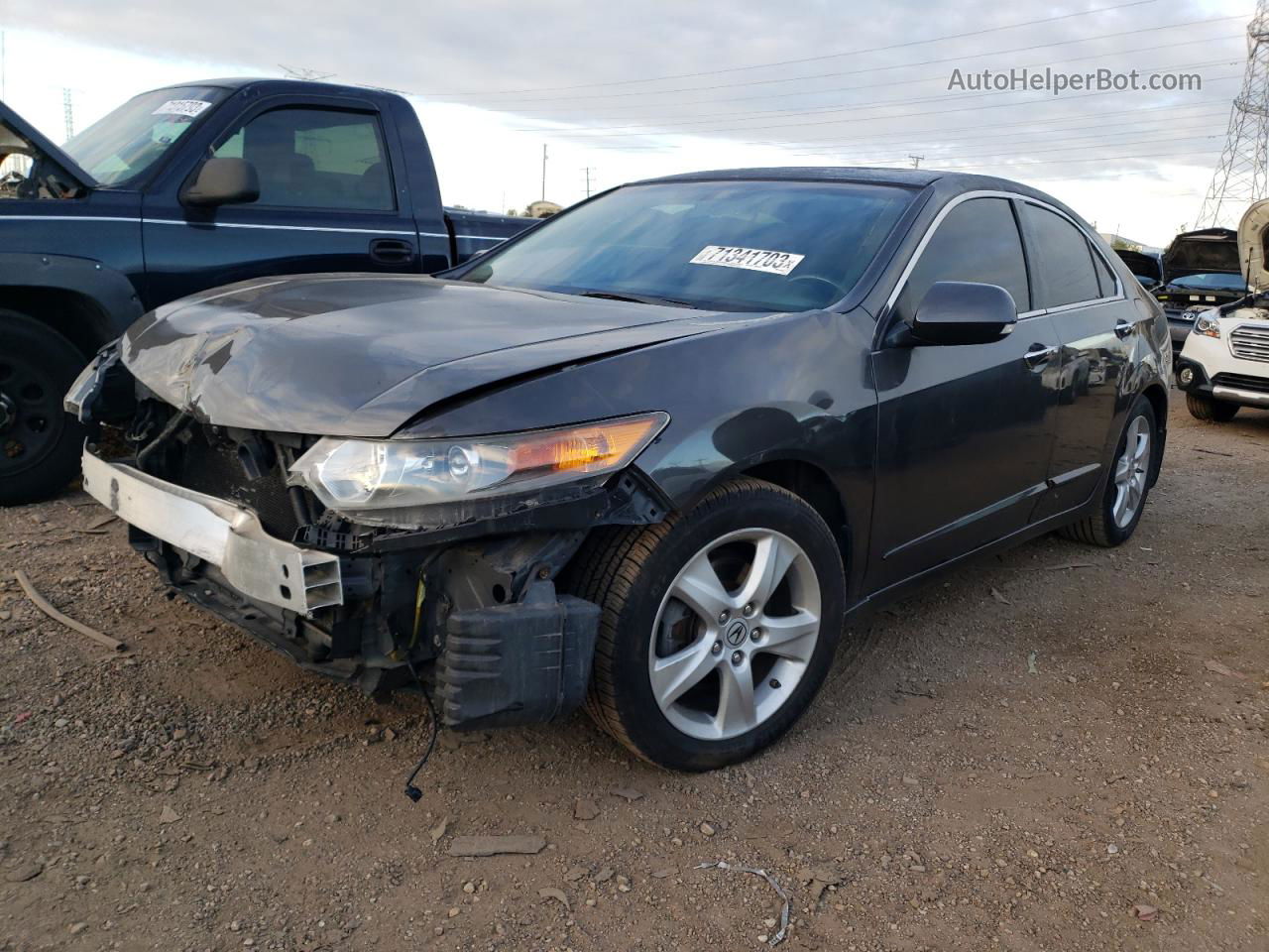 2009 Acura Tsx  Gray vin: JH4CU25639C003253