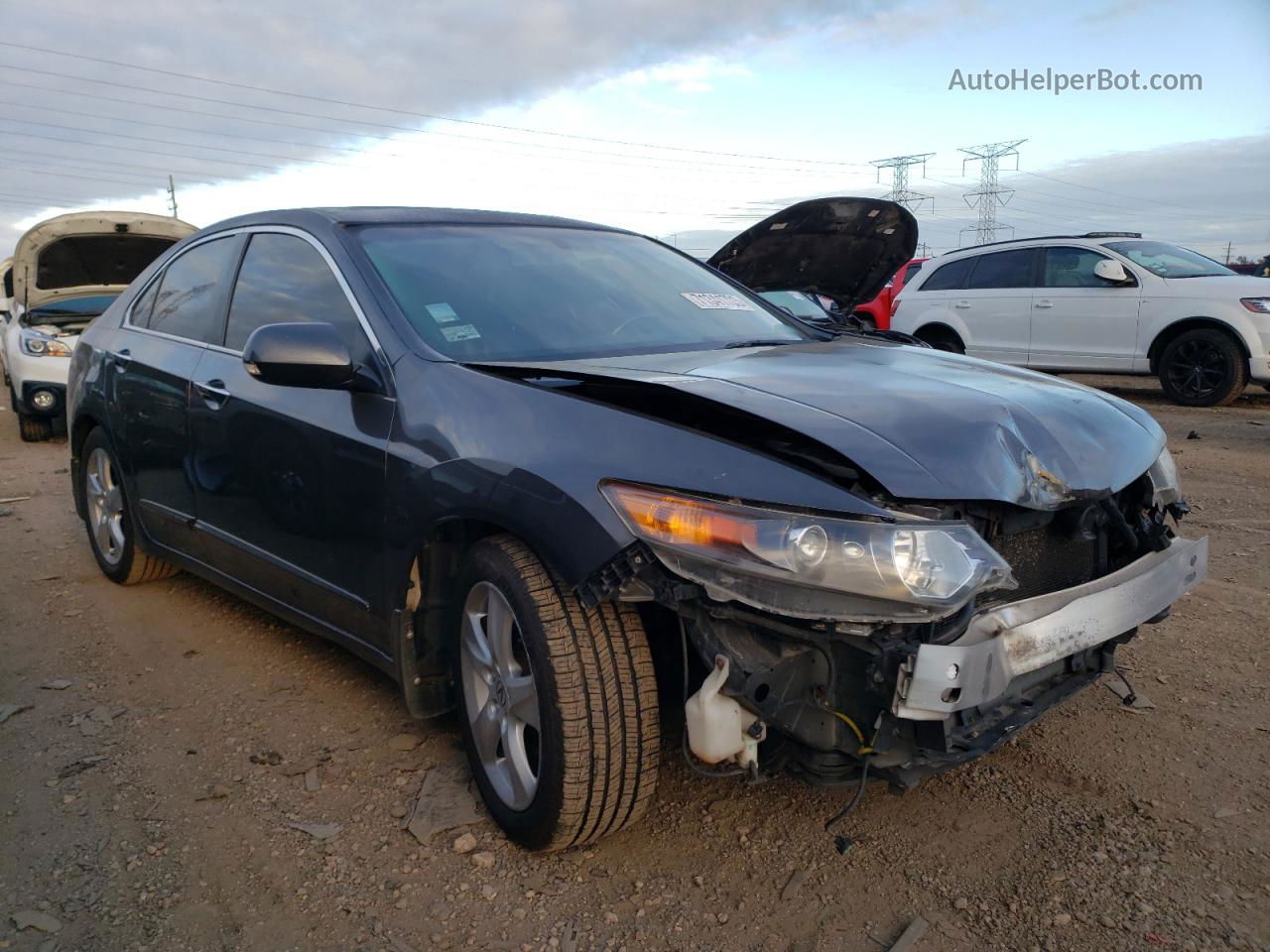 2009 Acura Tsx  Gray vin: JH4CU25639C003253