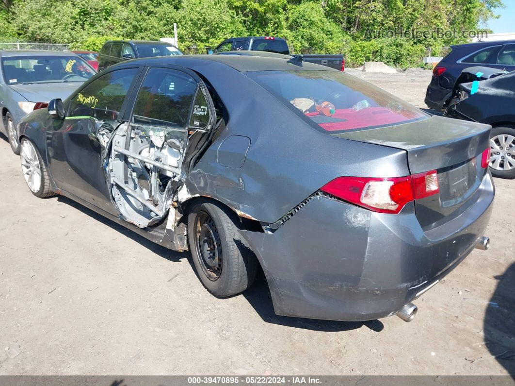 2009 Acura Tsx   Gray vin: JH4CU25649C003469