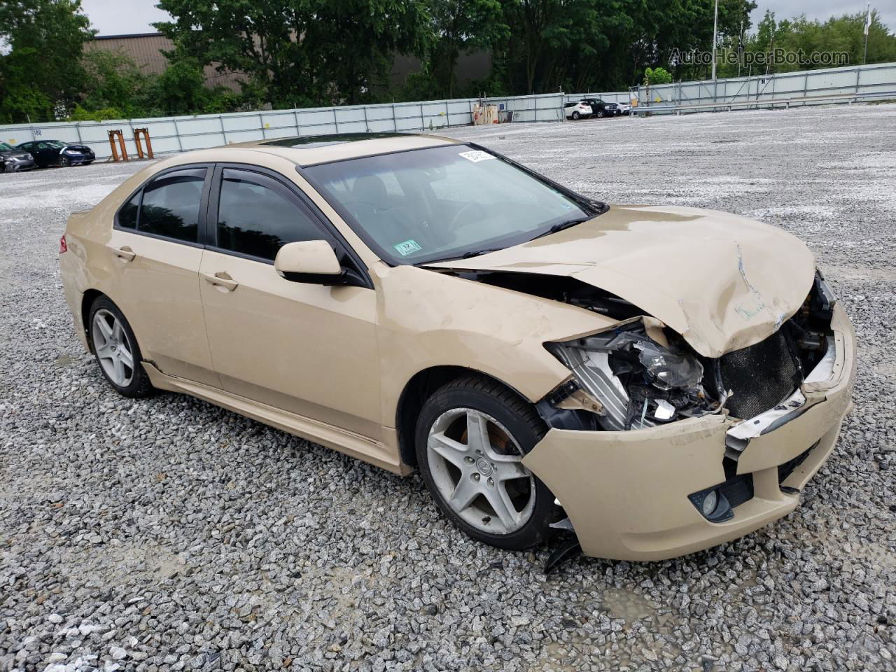 2009 Acura Tsx  Beige vin: JH4CU25649C014861