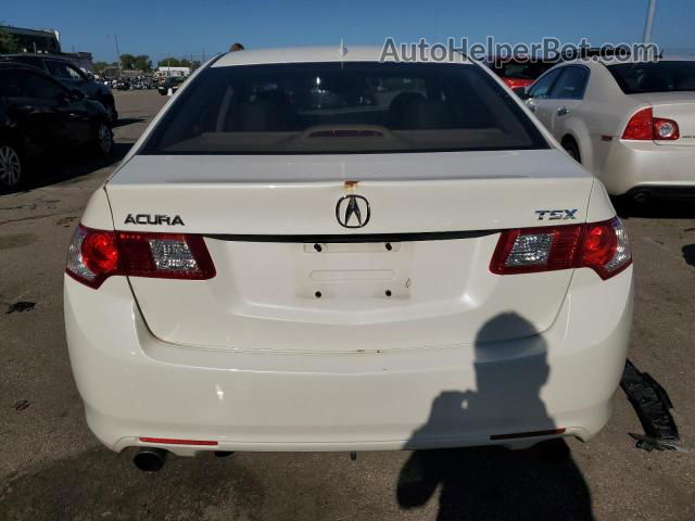 2009 Acura Tsx  White vin: JH4CU25659C006767