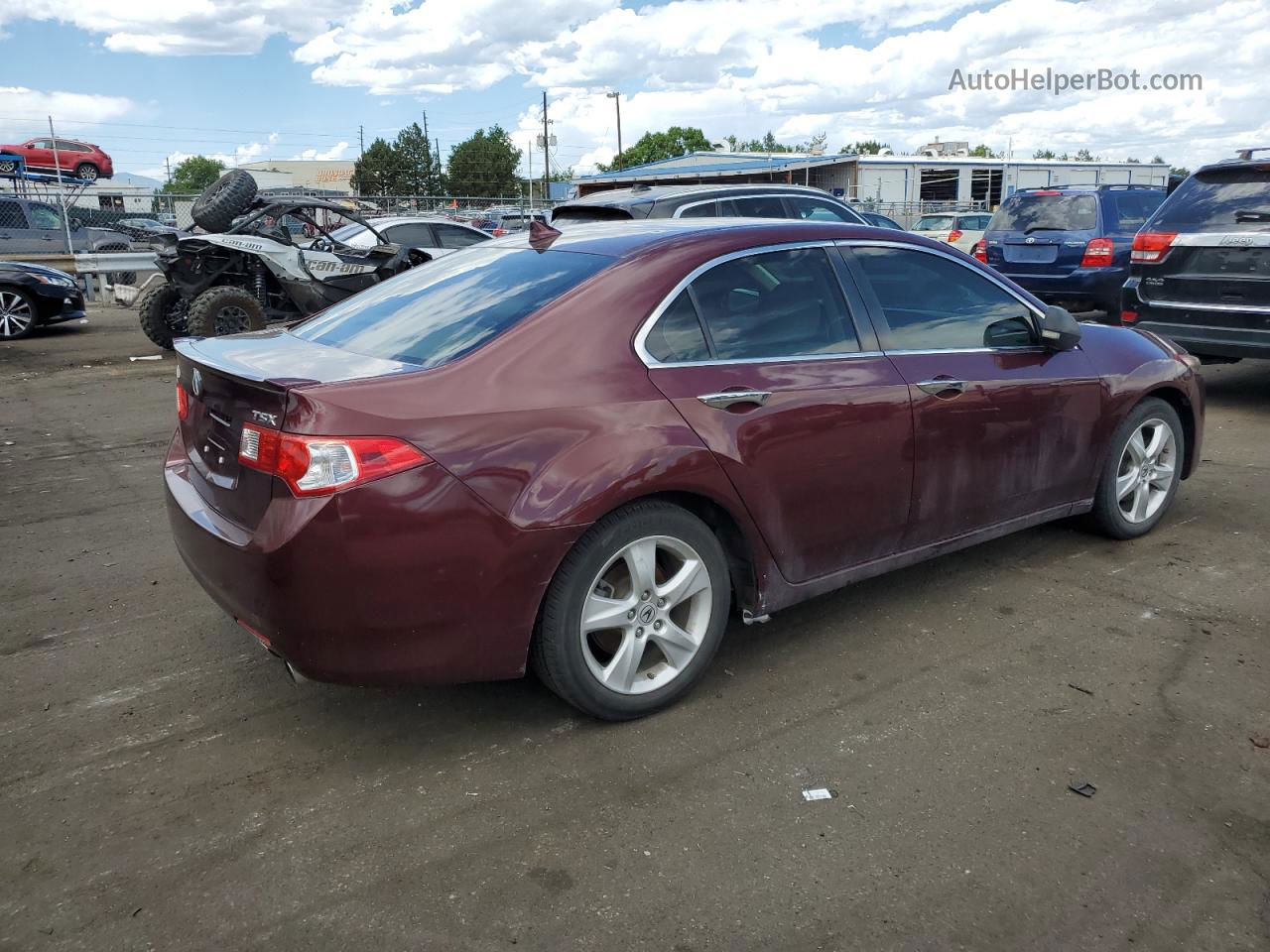 2009 Acura Tsx  Бордовый vin: JH4CU25679C021884