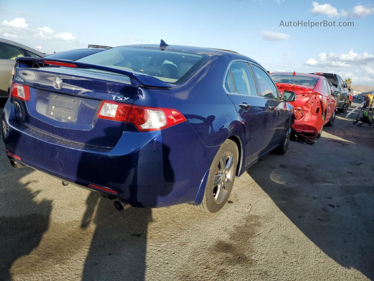 2009 Acura Tsx  Blue vin: JH4CU26609C000504