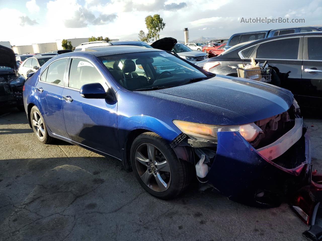 2009 Acura Tsx  Blue vin: JH4CU26609C000504