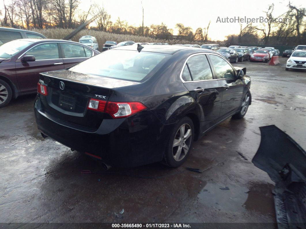 2009 Acura Tsx Black vin: JH4CU26609C002852