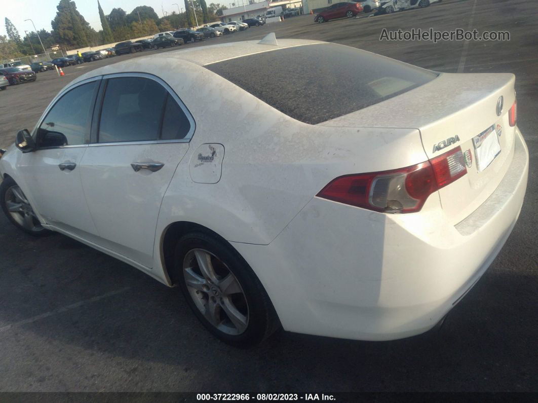 2009 Acura Tsx Белый vin: JH4CU26609C003953