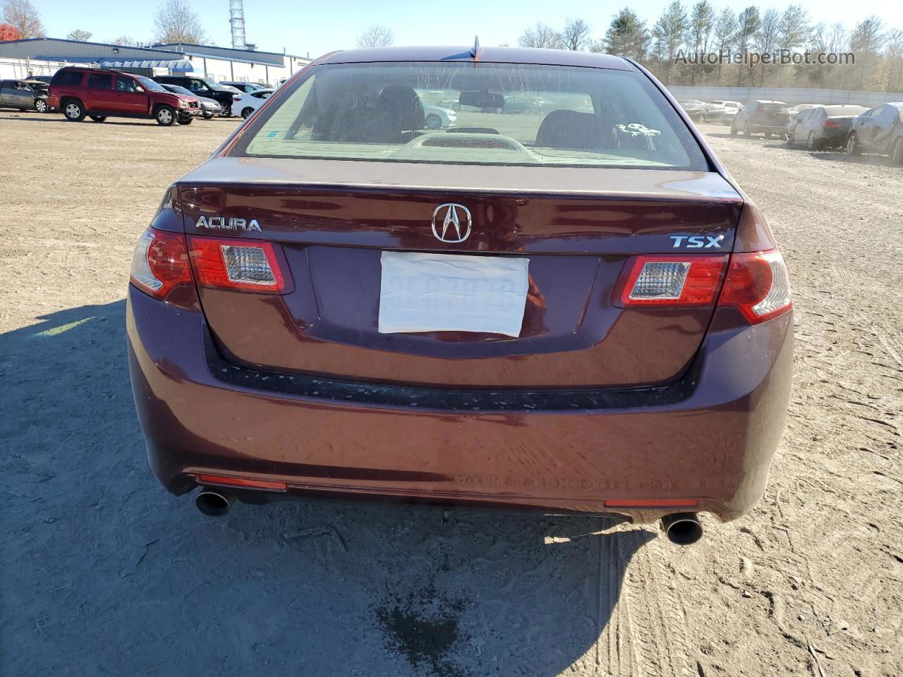 2009 Acura Tsx  Темно-бордовый vin: JH4CU26609C008974