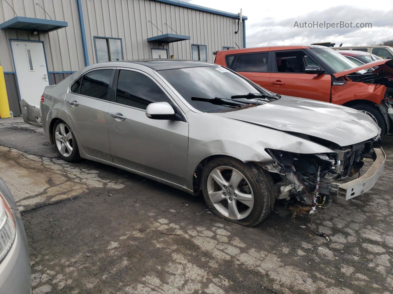 2009 Acura Tsx  Silver vin: JH4CU26609C009526