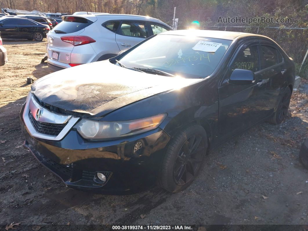 2009 Acura Tsx Black vin: JH4CU26609C009753