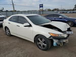 2009 Acura Tsx  White vin: JH4CU26609C010353